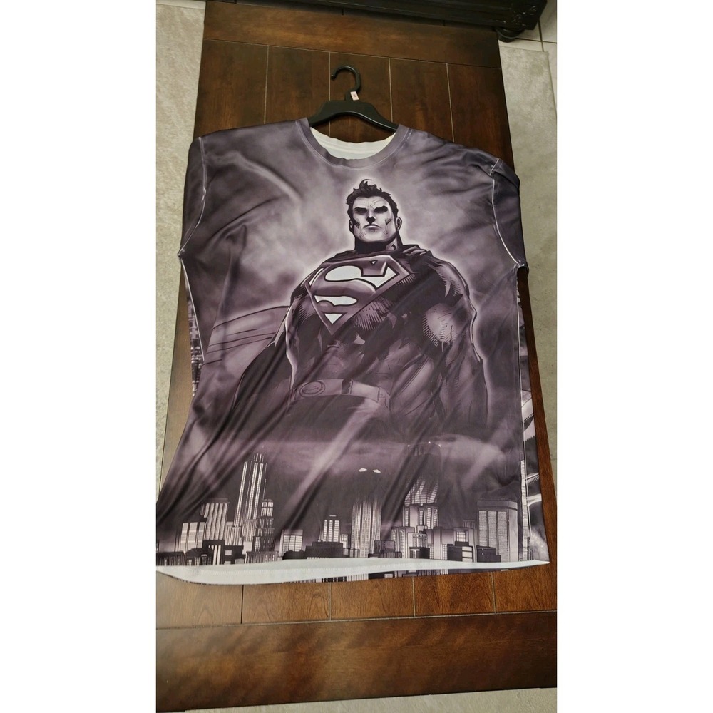 Superman DC Comics Moisture Wicking Mens Graphic Tee - Mad Over City Image Sz XL